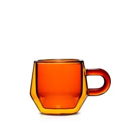 Double Wall Glass Mug (4oz/120ml) - Set Of 2
