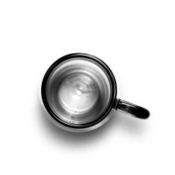 Double Wall Glass Mug (4oz/120ml) - Set Of 2 -Coffee Tea Shop 125ml overhead 1