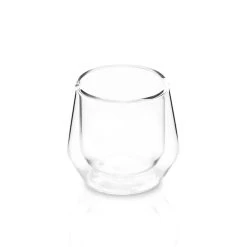 Double Wall Glass Espresso Cup (2.5oz/75ml) - Set Of 2 19 Double Wall Glass Espresso Cup (2.5oz/75ml) - Set Of 2 -Coffee Tea Shop 75ml angle 2