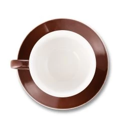 Cappuccino Cup & Saucer (6oz) - Set Of 2 -Coffee Tea Shop Cup 20 22be0ecb a586 44d4 84fc 425511d5c31a