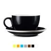 Latte Cup & Saucer (12oz) - Set Of 2