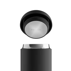 12oz Carter Wide Travel Mug - Black 5 12oz Carter Wide Travel Mug - Black -Coffee Tea Shop FELLOWCARTER BLACK2