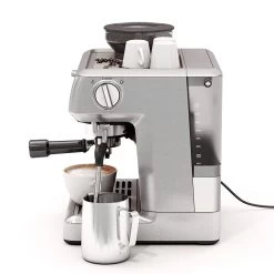 Breville Barista Express Espresso Machine -Coffee Tea Shop breville barista express side view