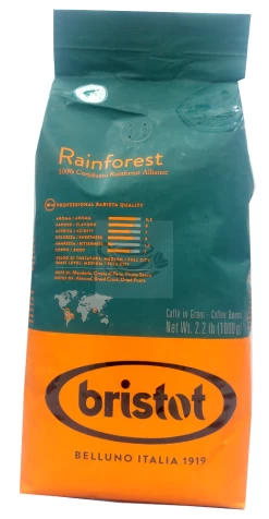 Bristot Rainforest 1kg Coffee Beans