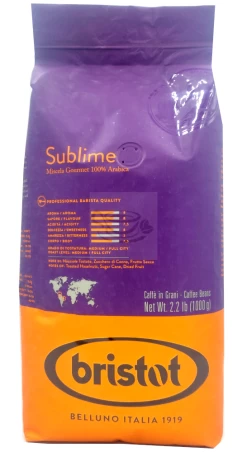 Bristot Sublime 100% Arabica 1kg Coffee Beans