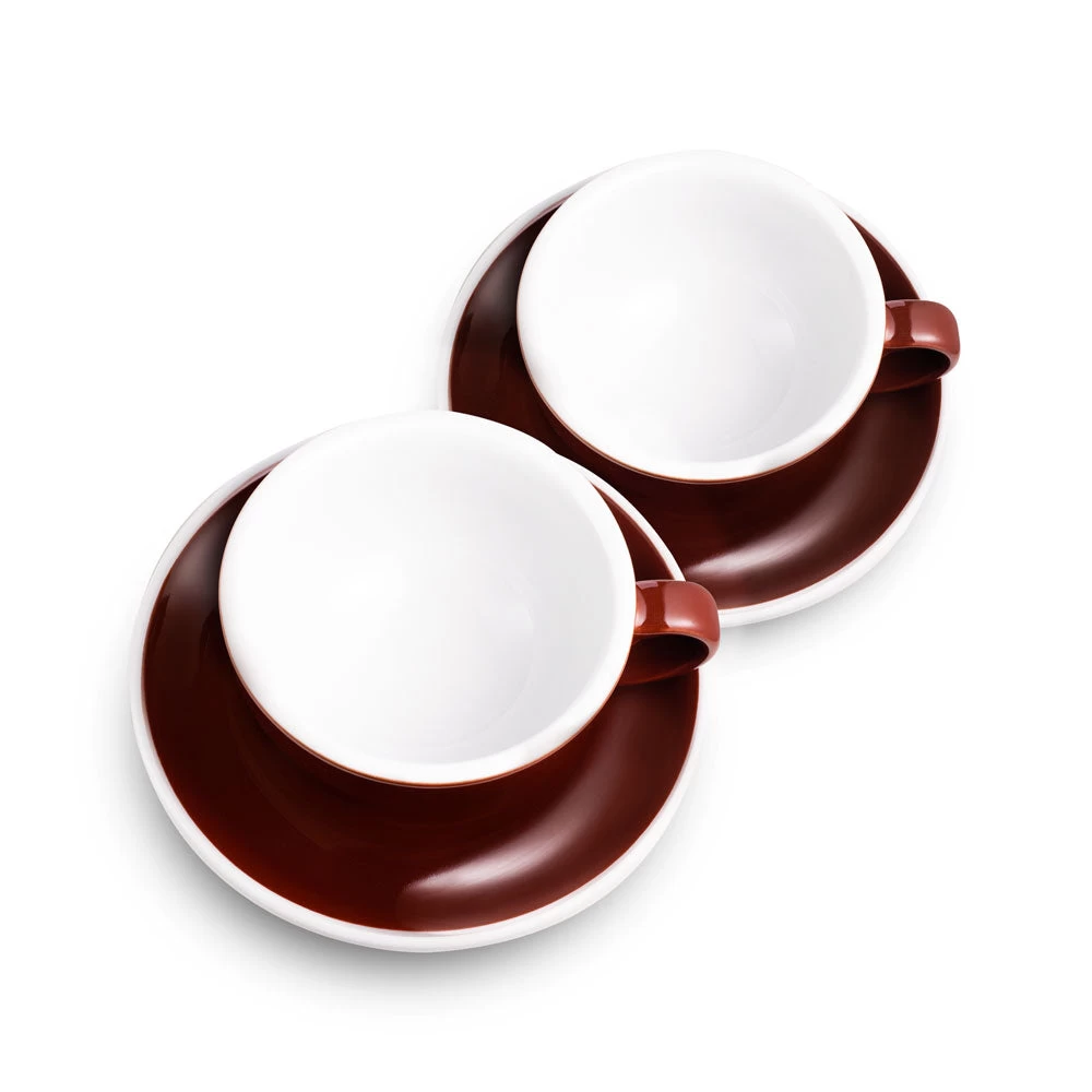 Egg Style Latte Cup & Saucer (10oz/300ml) - Set Of 2 13 Egg Style Latte Cup & Saucer (10oz/300ml) - Set Of 2 - Image 13