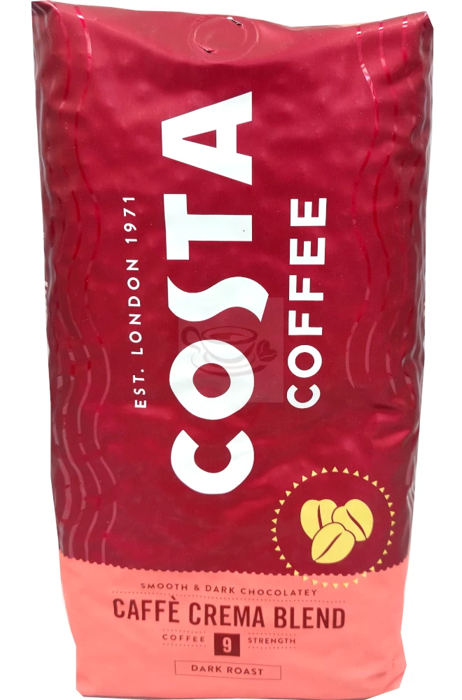 Costa Coffee Caffé Crema Blend Dark Roast 1kg Coffeebeans 1 Costa Coffee Caffé Crema Blend Dark Roast 1kg Coffeebeans