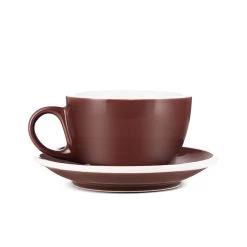 Cappuccino Cup & Saucer (6oz) - Set Of 2 -Coffee Tea Shop cup 17 1 1