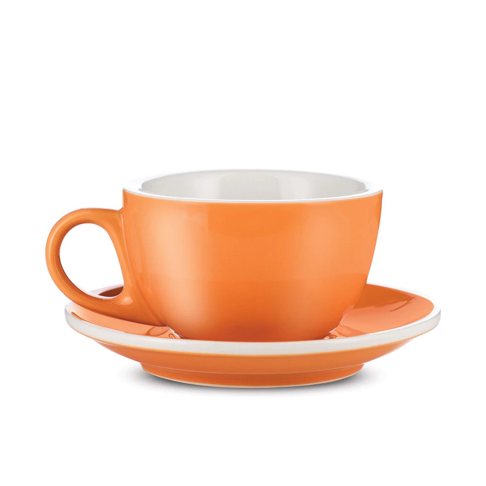 Latte Cup & Saucer (8oz) - Set Of 2 6 Latte Cup & Saucer (8oz) - Set Of 2 - Image 6