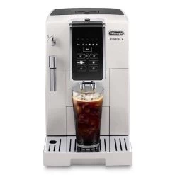 DeLonghi Dinamica Superautomatic Espresso Machine -Coffee Tea Shop delonghi dinamica white