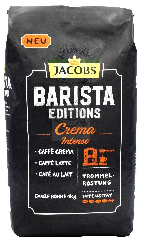 Jacobs Barista Crema INTENSE 1 Kilo Coffee Beans 1 Jacobs Barista Crema INTENSE 1 Kilo Coffee Beans