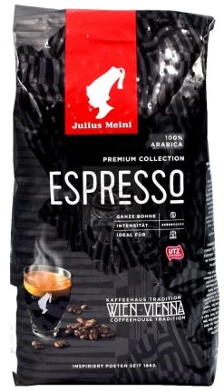 Julius Meinl Espresso Arabica (Wiener Art) 1 Kilo -Coffee Tea Shop julius meinl premium collection espresso 100 arabica wien vienna wiener art 1 kilo kl
