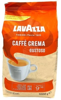 Lavazza Gustoso Caffè Crema -Coffee Tea Shop lavazza caffe crema gustoso kopen 1 kilo bohne bonen kl