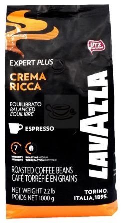 Lavazza Crema Ricca Espresso (expert) -Coffee Tea Shop lavazza expert plus crema ricca espresso utz kopen kaufen bonen kl