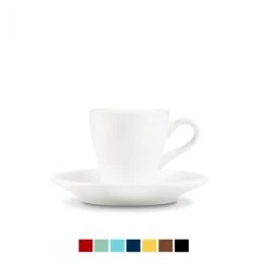 Tulip Style Espresso Cup & Saucer (2.7oz/80ml) - Set Of 2