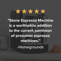 Stone Plus Espresso Machine 15 Stone Plus Espresso Machine -Coffee Tea Shop pr overlay cro 161 4
