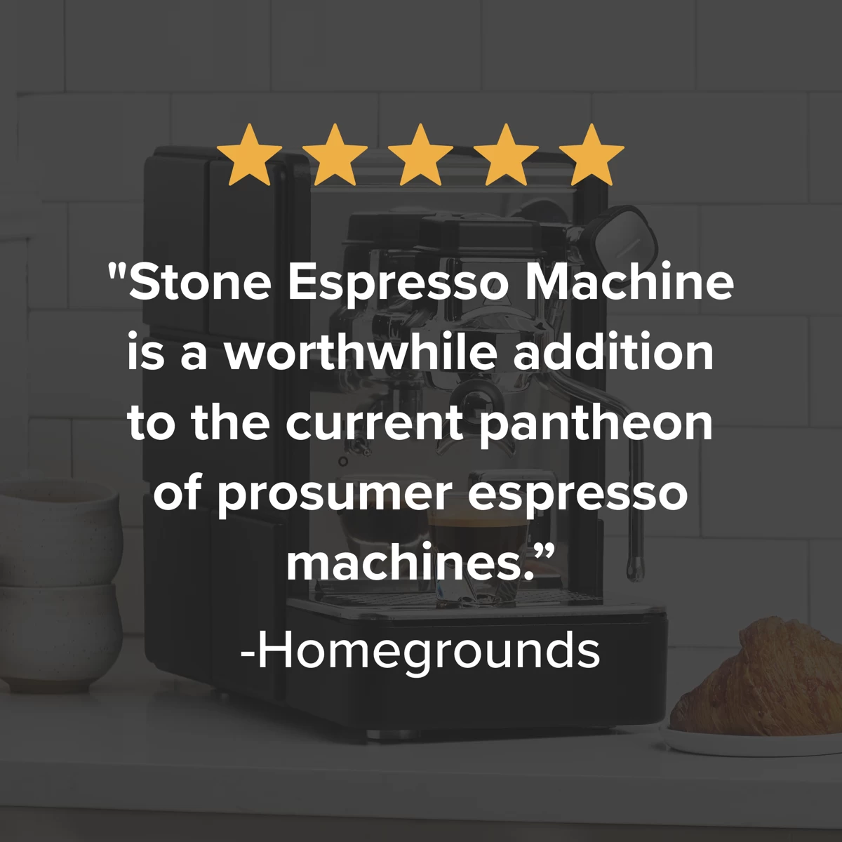 Stone Mine Espresso Machine - Black 6 Stone Mine Espresso Machine - Black - Image 6