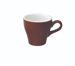 Tulip Style Cappuccino Cup & Saucer (6oz/180ml) - Set Of 2 31 Tulip Style Cappuccino Cup & Saucer (6oz/180ml) - Set Of 2 -Coffee Tea Shop tulip 180ml brown cup 300dpi 1