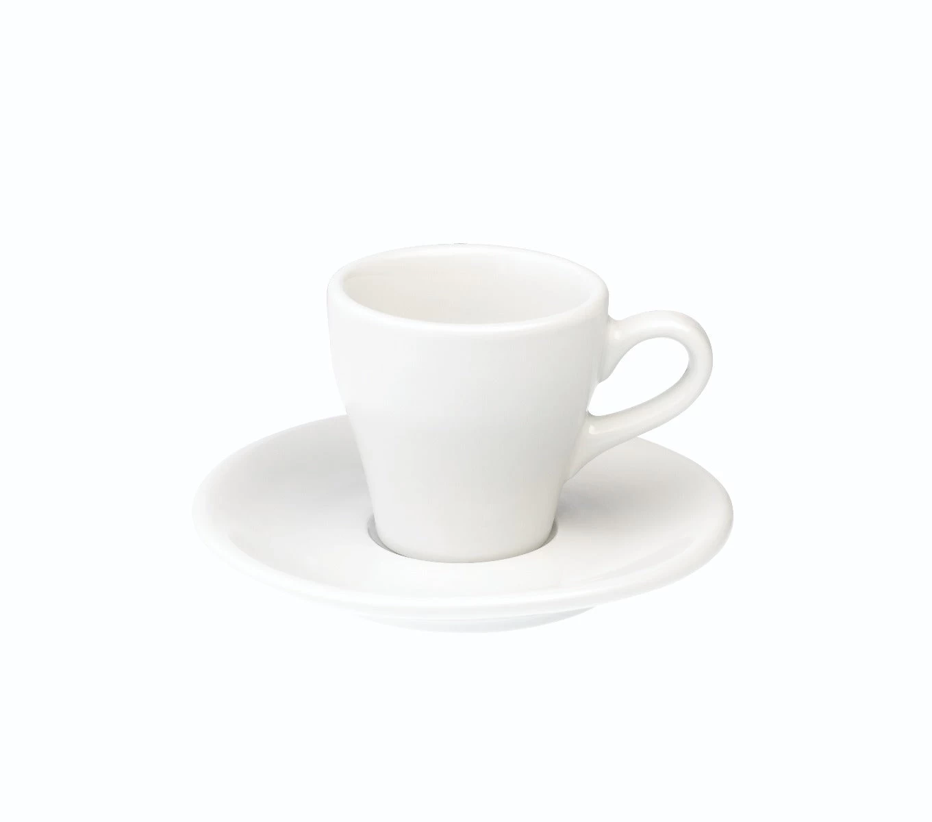 Tulip Style Espresso Cup & Saucer (2.7oz/80ml) - Set Of 2 3 Tulip Style Espresso Cup & Saucer (2.7oz/80ml) - Set Of 2 - Image 3