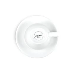 Tulip Style Latte Cup & Saucer (9.5oz/280ml) - Set Of 2 -Coffee Tea Shop untitled 24 3