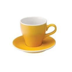 Tulip Style Espresso Cup & Saucer (2.7oz/80ml) - Set Of 2 33 Tulip Style Espresso Cup & Saucer (2.7oz/80ml) - Set Of 2 -Coffee Tea Shop yellow tulip 1
